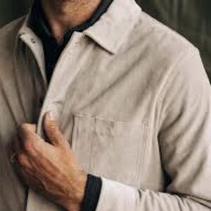 MARK SHALE SUEDE SHIRT JACKET